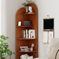 Traditional Closed Back Bookcase Shelves Included for Home Office