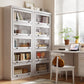 I mobili della libreria bianchi chiusi a scaffale chiuso inclusi per Home Office