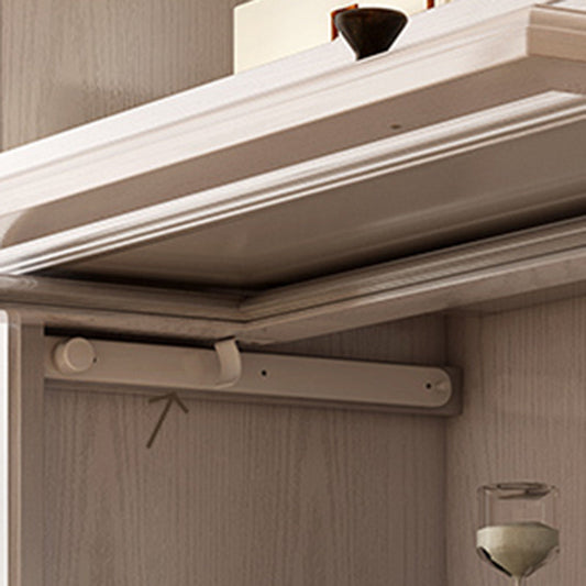 White gesloten achterste plank boekenkasten kasten opgenomen voor thuiskantoor