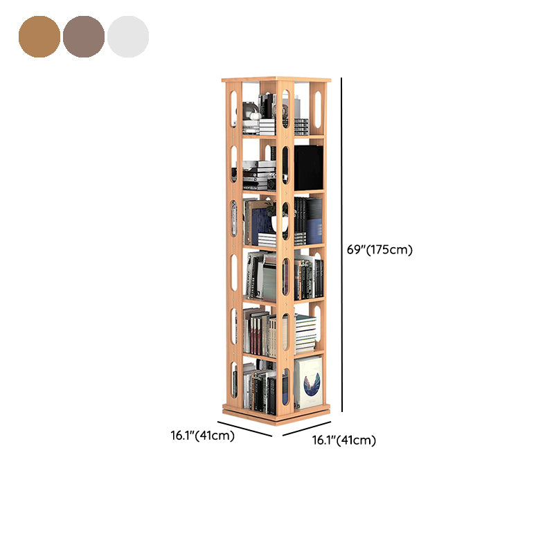 Mid Century Modern Open Storage Bookcase with Shelves for Home Office Clearhalo 'Bookcases' 'furn' 'furn_bookcases' 'Furniture' 'Office Furniture' 7754129