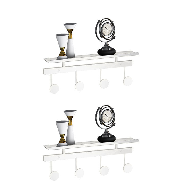 Moderne metalen ingangskit Wall gemonteerde jashanger met haken