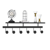 Moderne metalen ingangskit Wall gemonteerde jashanger met haken