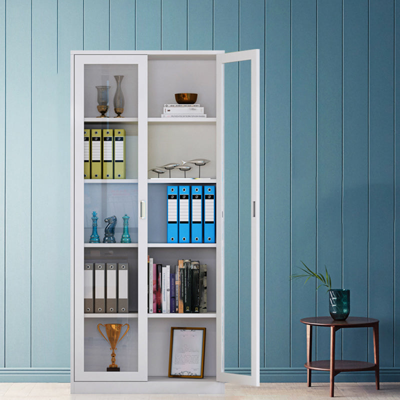 Glass File Cabinet Contemporary Storage Shelves Locking File Cabinet Drawer Not Included Clearhalo 'Filing Cabinets' 'filling_cabinets' 'furn' 'furn_filling_cabinets' 'Furniture' 'Office Furniture' 7754404