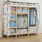 Modern Freestanding Wardrobe Closet Pine Wood Wardrobe Cabinet