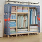 Modern Freestanding Wardrobe Closet Pine Wood Wardrobe Cabinet
