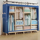 Modern Freestanding Wardrobe Closet Pine Wood Wardrobe Cabinet