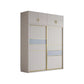Sliding Wardrobe Closet with Shelves Contemporary Wardrobe Cabinet Armoire with Top Cabinet Clearhalo 'Armoires & Wardrobes' 'armoires_wardrobes' 'Bedroom Furniture' 'furn' 'furn_armoires_wardrobes' 'Furniture' 7754526