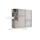 Sliding Wardrobe Closet with Shelves Contemporary Wardrobe Cabinet Clearhalo 'Armoires & Wardrobes' 'armoires_wardrobes' 'Bedroom Furniture' 'furn' 'furn_armoires_wardrobes' 'Furniture' 7754549