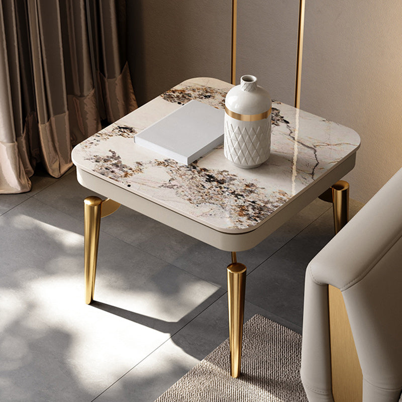 19.7 inch Tall Side Table 4 Legs Base Type Slate Nesting Tables Clearhalo 'Coffee & Accent Tables' 'End & Side Tables' 'end_side_tables' 'furn' 'furn_end_side_tables' 'Furniture' 'Living Room Furniture' 7756764