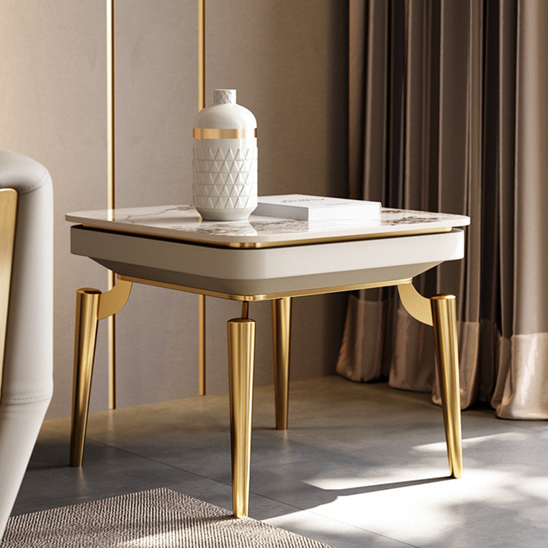 19.7 inch Tall Side Table 4 Legs Base Type Slate Nesting Tables Clearhalo 'Coffee & Accent Tables' 'End & Side Tables' 'end_side_tables' 'furn' 'furn_end_side_tables' 'Furniture' 'Living Room Furniture' 7756772