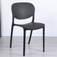 Chaise latéral d'empilement en plastique de style moderne