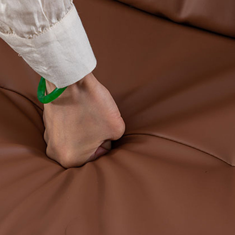 Contemporary Solid Wood Legs Faux Leather Indoor Counter Stools with Cushion Clearhalo 'Bar Furniture' 'Bar Stools' 'bar_stools' 'furn' 'furn_bar_stools' 'Furniture' 'Kitchen & Dining Furniture' 7756981