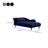 Traditional One Armed Chaise Flared Arms with Legs for Living Room Clearhalo 'Chairs & Seating' 'Chaise Lounge' 'chaise_lounge' 'furn' 'furn_chaise_lounge' 'Furniture' 'Living Room Furniture' 7761697