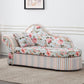 Contemporary One Armed Wooden Chaise Flared Arms for Living Room Clearhalo 'Chairs & Seating' 'Chaise Lounge' 'chaise_lounge' 'furn' 'furn_chaise_lounge' 'Furniture' 'Living Room Furniture' 7761729