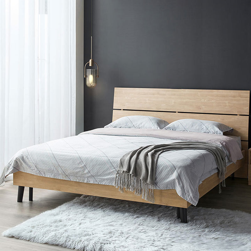 Letto ad alto livello da 42.12 "con materasso in testiera incluso il legno