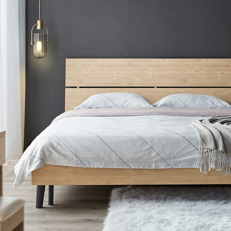 Le lit de haut niveau 42.12 "avec matelas de tête de lit inclus en bois