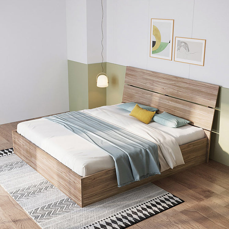 Le lit de haut niveau 42.12 "avec matelas de tête de lit inclus en bois