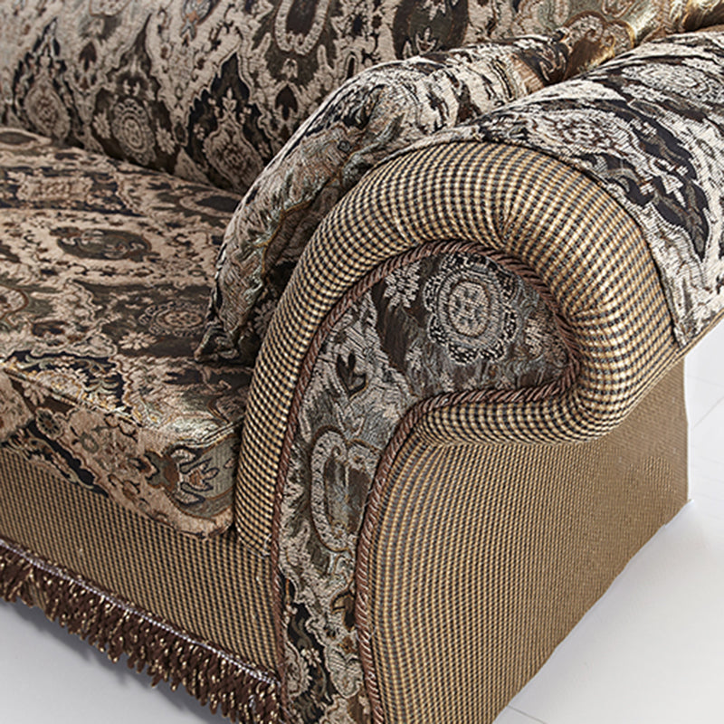 Traditional One Armed Wooden Chaise Flared Arms for Living Room Clearhalo 'Chairs & Seating' 'Chaise Lounge' 'chaise_lounge' 'furn' 'furn_chaise_lounge' 'Furniture' 'Living Room Furniture' 7761763