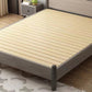 36,61 "Hoog standaard bed met hoofdeinde grijs massief houten matras inbegrepen