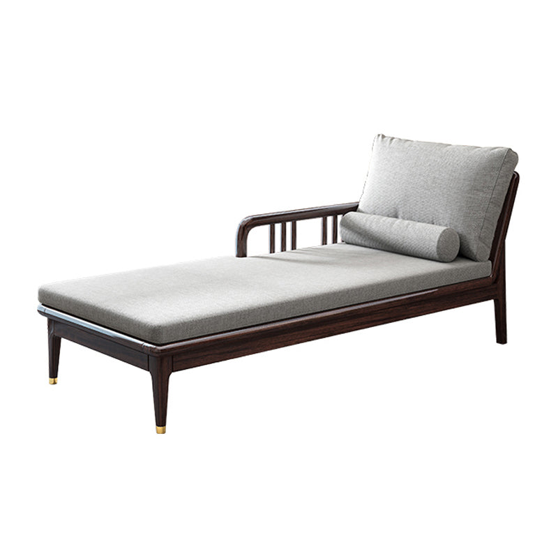 Traditional Wooden with Arms Chaise Round Arms for Bedroom Living Room Clearhalo 'Chairs & Seating' 'Chaise Lounge' 'chaise_lounge' 'furn' 'furn_chaise_lounge' 'Furniture' 'Living Room Furniture' 7761984