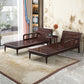 Traditional Wooden with Arms Chaise Round Arms for Bedroom Living Room Clearhalo 'Chairs & Seating' 'Chaise Lounge' 'chaise_lounge' 'furn' 'furn_chaise_lounge' 'Furniture' 'Living Room Furniture' 7761985
