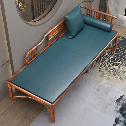 Traditional with Arms Wooden Chaise Round Arms for Bedroom Living Room Clearhalo 'Chairs & Seating' 'Chaise Lounge' 'chaise_lounge' 'furn' 'furn_chaise_lounge' 'Furniture' 'Living Room Furniture' 7761989