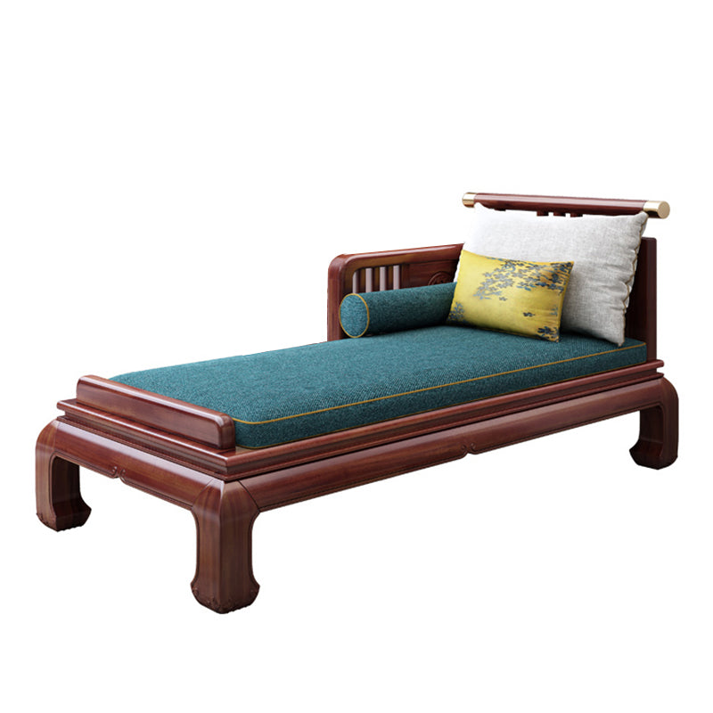 Chaise Tradicional con Brazos y Almohada Brazos Redondos para Salón