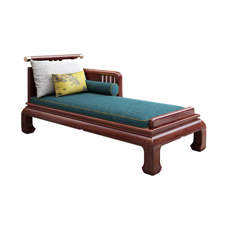 Chaise Tradicional con Brazos y Almohada Brazos Redondos para Salón