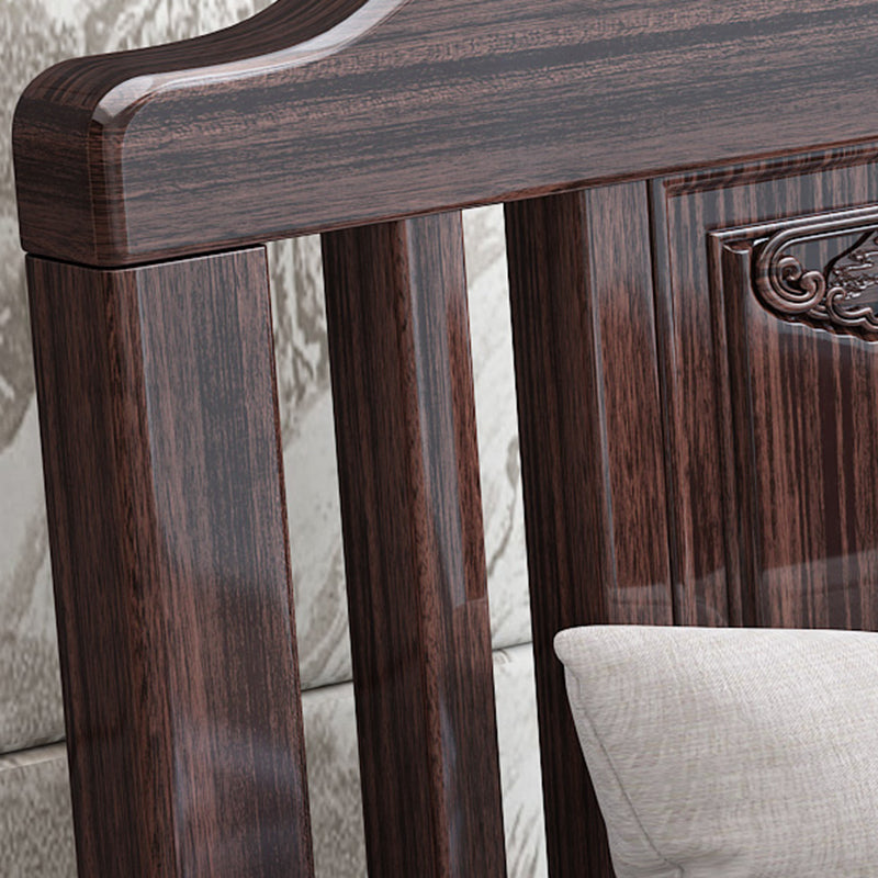 Traditional with Arms Wooden Chaise with Pillow Round Arms for Bedroom Living Room Clearhalo 'Chairs & Seating' 'Chaise Lounge' 'chaise_lounge' 'furn' 'furn_chaise_lounge' 'Furniture' 'Living Room Furniture' 7762044