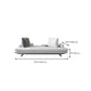 Contemporary Upholstered Solid Color Chaise Chair with Metal Legs Clearhalo 'Chairs & Seating' 'Chaise Lounge' 'chaise_lounge' 'furn' 'furn_chaise_lounge' 'Furniture' 'Living Room Furniture' 7762071