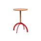 Industrial Solid Wood Round Sofa Side Accent Table with Metal Base Red 1 Clearhalo 'Coffee & Accent Tables' 'End & Side Tables' 'end_side_tables' 'furn' 'furn_end_side_tables' 'Furniture' 'Living Room Furniture' 7762091