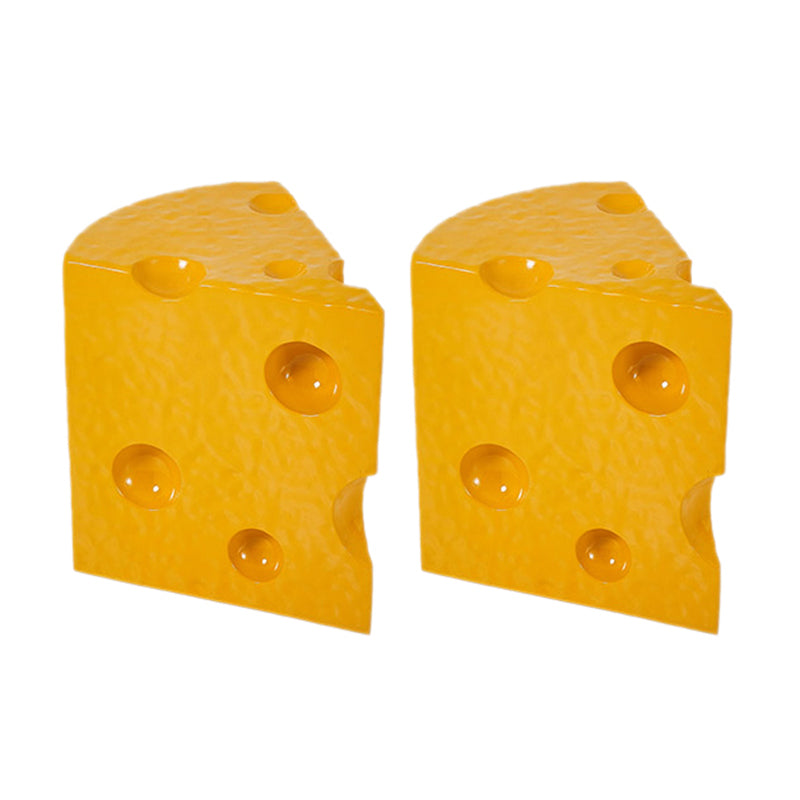 Hedendaagse plastic driehoekige zijde -snacktafel voor slaapkamer