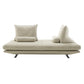 Contemporary Upholstered Solid Color Lounge Chair with Metal Legs 3-Seater Sofa Cotton Blend Clearhalo 'Chairs & Seating' 'Chaise Lounge' 'chaise_lounge' 'furn' 'furn_chaise_lounge' 'Furniture' 'Living Room Furniture' 7762377