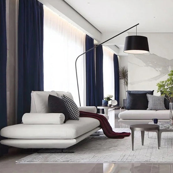 Contemporary Upholstered Solid Color Lounge Chair with Metal Legs Clearhalo 'Chairs & Seating' 'Chaise Lounge' 'chaise_lounge' 'furn' 'furn_chaise_lounge' 'Furniture' 'Living Room Furniture' 7762381