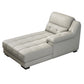 Modern Upholstered Cushioned Leather Pillow Top Arms Chaise Lounge Couch Gray Right-Arm Chaise Clearhalo 'Chairs & Seating' 'Chaise Lounge' 'chaise_lounge' 'furn' 'furn_chaise_lounge' 'Furniture' 'Living Room Furniture' 7762432