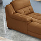 Modern Upholstered Cushioned Leather Pillow Top Arms Chaise Lounge Couch Clearhalo 'Chairs & Seating' 'Chaise Lounge' 'chaise_lounge' 'furn' 'furn_chaise_lounge' 'Furniture' 'Living Room Furniture' 7762434