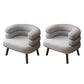 Modern Living Room Accent Armchair Basic Four Leg Accent Armchair