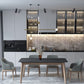 Modern Dining Table with Ash Wood Legs Rectangle Dinette Table Clearhalo 'Dining Tables & Seating' 'Dining Tables' 'dining_table' 'furn' 'furn_dining_table' 'Furniture' 'Kitchen & Dining Furniture' 7762824