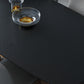 Modern Stone Rectangle Dining Table Wood Base for Dining Room
