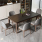 Modern Rectangle Stone Dining Table Solid Wood Legs for Dining Room Clearhalo 'Dining Tables & Seating' 'Dining Tables' 'dining_table' 'furn' 'furn_dining_table' 'Furniture' 'Kitchen & Dining Furniture' 7762899