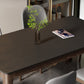 Modern Rectangle Stone Dining Table Solid Wood Legs for Dining Room Clearhalo 'Dining Tables & Seating' 'Dining Tables' 'dining_table' 'furn' 'furn_dining_table' 'Furniture' 'Kitchen & Dining Furniture' 7762900