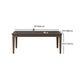 Modern Rectangle Stone Dining Table Solid Wood Legs for Dining Room Clearhalo 'Dining Tables & Seating' 'Dining Tables' 'dining_table' 'furn' 'furn_dining_table' 'Furniture' 'Kitchen & Dining Furniture' 7762908