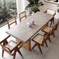 Rectangular Dining Table Grey Solid Wood Table Top for Dining Room Clearhalo 'Dining Tables & Seating' 'Dining Tables' 'dining_table' 'furn' 'furn_dining_table' 'Furniture' 'Kitchen & Dining Furniture' 7762963
