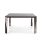 Rectangular Black Stone Table Top Dining Table with 4 Foot Metal Base Clearhalo 'Dining Tables & Seating' 'Dining Tables' 'dining_table' 'furn' 'furn_dining_table' 'Furniture' 'Kitchen & Dining Furniture' 7763000