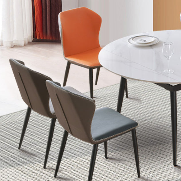 1/2/5/7 Piece Contemporary Style Dining Room Chair and Table Set Clearhalo 'Dining Room Sets' 'Dining Tables & Seating' 'dining_room_set' 'furn' 'furn_dining_room_set' 'Furniture' 'Kitchen & Dining Furniture' 7763075