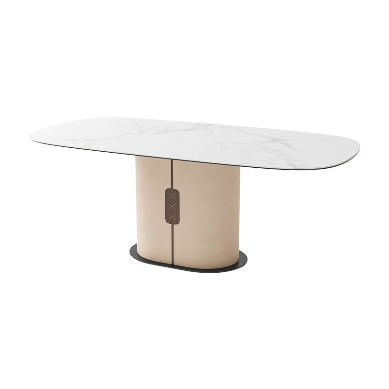 1/4/5/6/7ピース焼結石の長方形の形状ダイニングテーブルセット