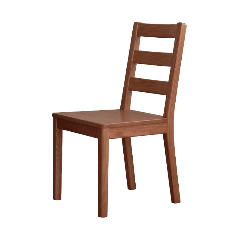 Leadder in legno massiccio contemporaneo da pranzo e sedie accenti