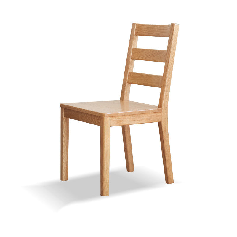 Leadder in legno massiccio contemporaneo da pranzo e sedie accenti