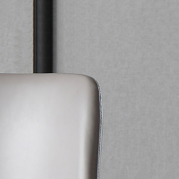 Sedie da pranzo in pista finto e metallo contemporanee per cucina