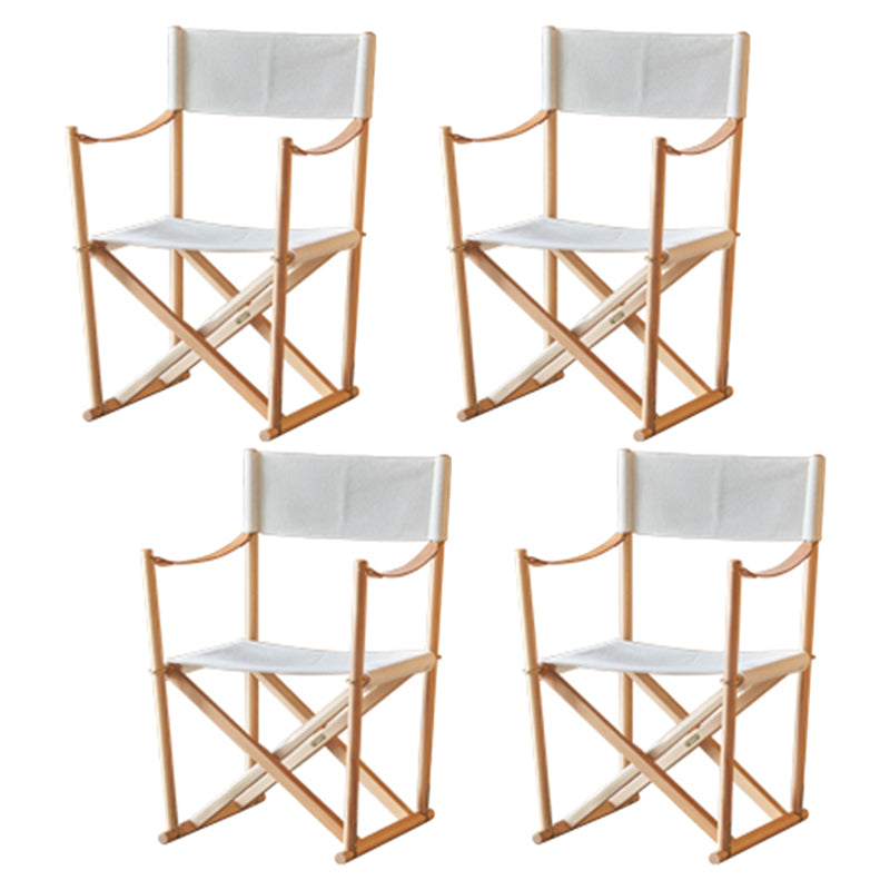 Open Back Solid Wood Arm Modern Dining and Accent Chairs for Home 4 Piece Set Clearhalo 'Dining Chairs' 'Dining Tables & Seating' 'dining_chair' 'furn' 'furn_dining_chair' 'Furniture' 'Kitchen & Dining Furniture' 7763460